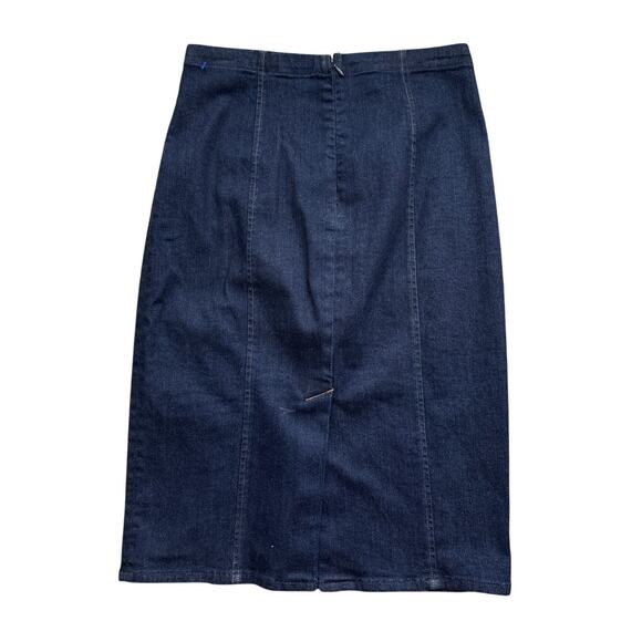 Ralph Lauren Polo Denim Skirt Size 4 Blue Western Preppy Heritage - Picture 4 of 5